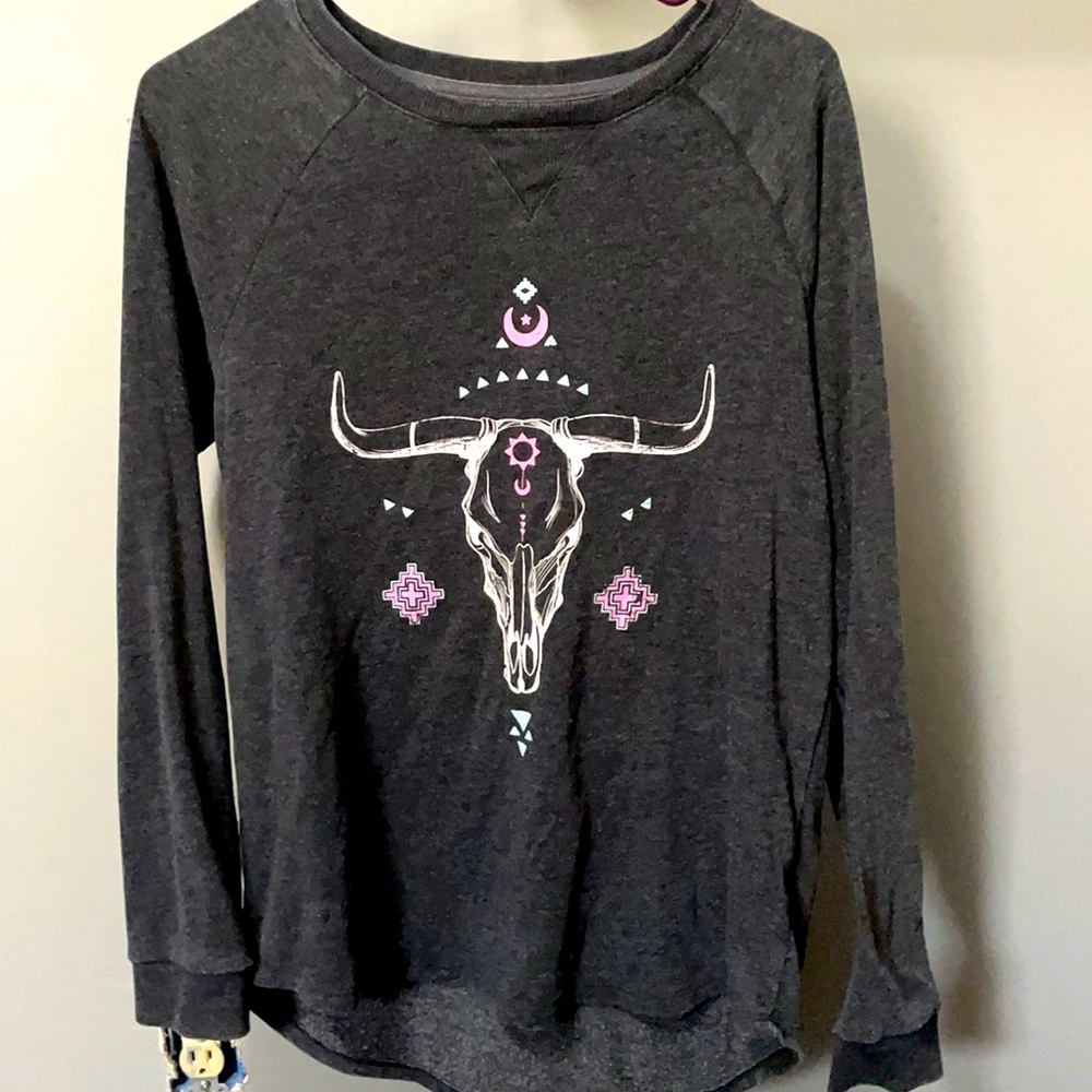 CUTE WEASTERN SWEAT SHIRT!